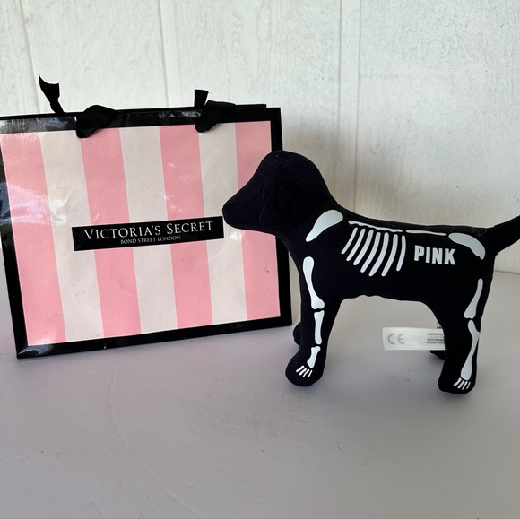 VICTORIAS SECRET PINK HALLOWEEN PLUSH DOG NWT - Picture 2 of 14